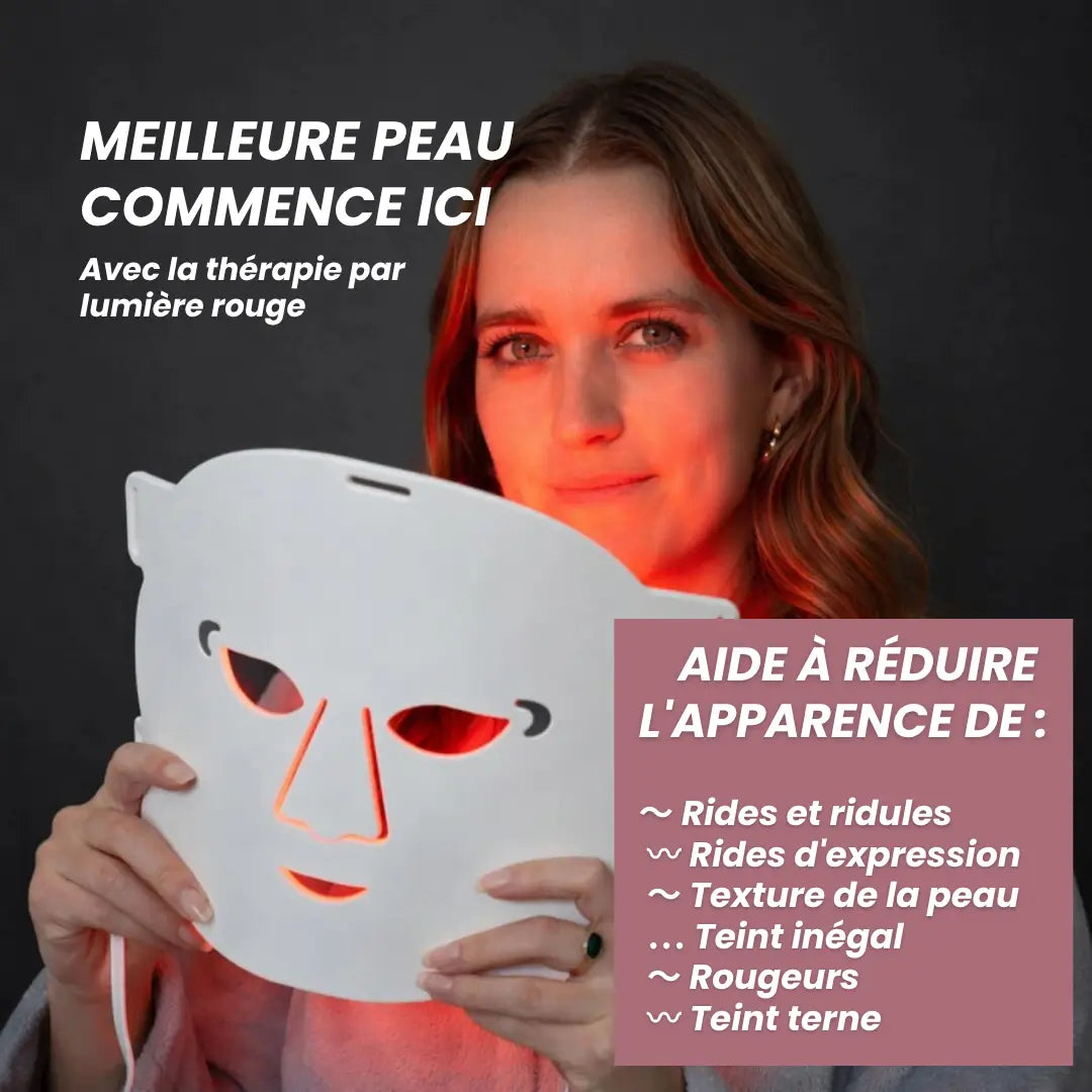 LenaSilk™ Masque LED Réparation Rides