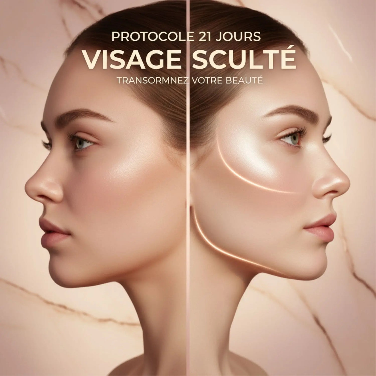 PROTOCOLE 21 JOURS VISAGE SCULPTÉ